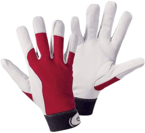 GRIFFY L+D 1706-11 Gants de Montage Gants Chantier en Cuir Nappa de Chèvre Taille (gants) : 11, XXL EN 388:2016 CAT I