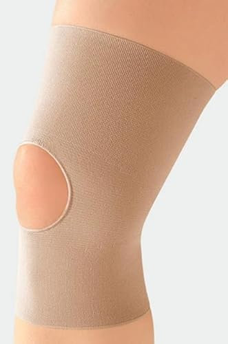 Juzoflex Genu 303 Kniebandage Anthrazit/2/S, 25 cm, offene Kniescheibe
