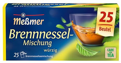 Meßmer Brennnessel-Mischung | 25 | Teebeutel | Vegan | Glutenfrei | Laktosefrei