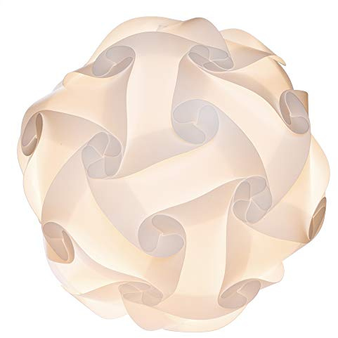 EAZY CASE Puzzle Lampe 30-Teilig, DIY Lampe I Lampenschirm in über 15 Designs, als Deckenlampe oder Stehlampe geeignet, Größe M