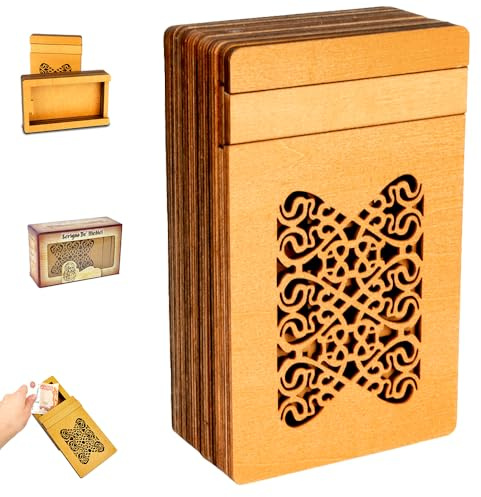 Logica Giochi - Scrigno de i Medici - Scatola segreta - Rompicapo in legno - Difficoltà 5/6 Incredibile - Collezione Leonardo