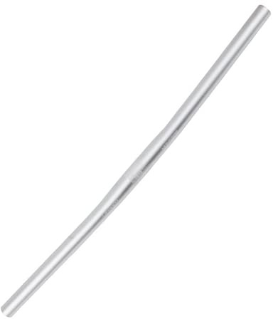 Cykelstyre, 25,4 mm aluminiumlegering litet rakt styre MTB mountainbike cykelstyre hopfällbar cykel styre (580 mm, silver)