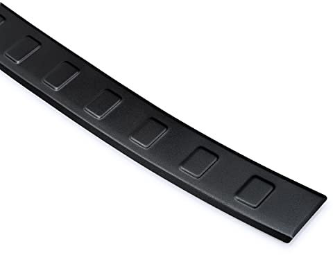 teileplus24 AL174 Ladekantenschutz Aluminium kompatibel mit VW Caddy 5 2020-, Farbe:Schwarz