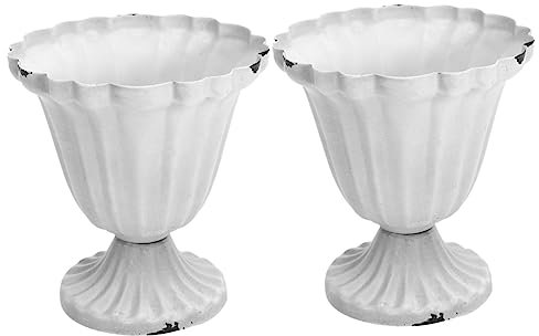 Warmhm 2stücke Eisenblumen-vase Kompakte Blumenvase Für Frische Blumenarrangements Stilvolles Pflanzgefäß Für Zuhause Und Dekoration Einfach Zu Reinigen Und Handlich Für Tisch