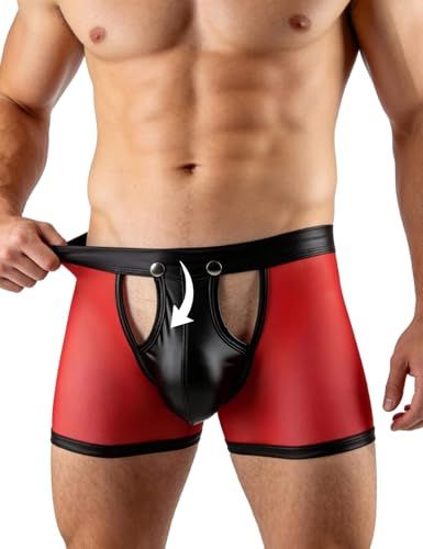ohyeahlady Boxershorts för män, konstläder, sexiga underkläder, sissy underkläder, sexiga underkläder, sexiga underkläder, sexiga underkläder, stora storlekar, trosor, wetlook, kalsonger, erotiska