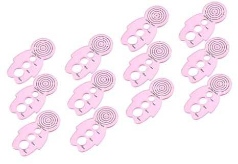 DIYEAH 12 STK Quilt-Instrument Aus Papier Quilling-Werkzeuge Für Papierhandwerk Papierwickler Slip-Papier-Crimper DIY Künstliche Blütenkelche Papierwickelmaschine Crimpzange Rosa Plastik