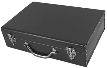 CANIGHT Kasten Werkzeugkasten werkzeug werkzeugkoffer werkzeugkisten tool box werkzeugboxen Metallwerkzeugkiste toolbox kleine Werkzeugkiste Eisen Black