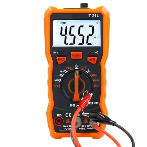 Inductancemètre Multimètre LCR numérique multifonctionnel T21L Multimètre intelligent anti-brûlure de haute précision for l'inductance, la capacité et la fréquence Puissance de calcul de haute précisi