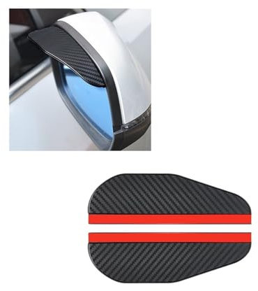 Seitenfenster-Windabweiser Für VW für Golf 7 Mk7 GTE GTD GTI R für Fließheck 2015-2021 Fenstervisier für Entlüftungsmarkise Regenschutzabdeckung Deflektorzubehör Visierschutzabdeckung(Rain Eyebrow)