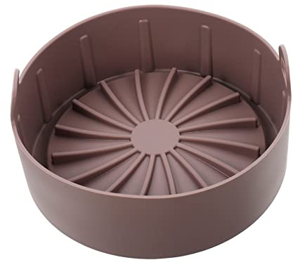 Air Fryer Silicone Liner Coffee, Smooth Surface, Easy Remove Food