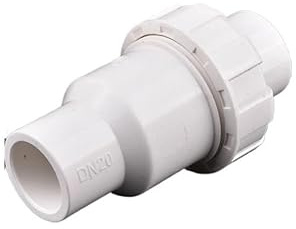 Supkancl 1 clapet Anti-Retour à Bille en PVC de 20 à 110 mm, connecteur de Tuyau d'égout à Sens Unique for arrosage de Jardin(40mm)