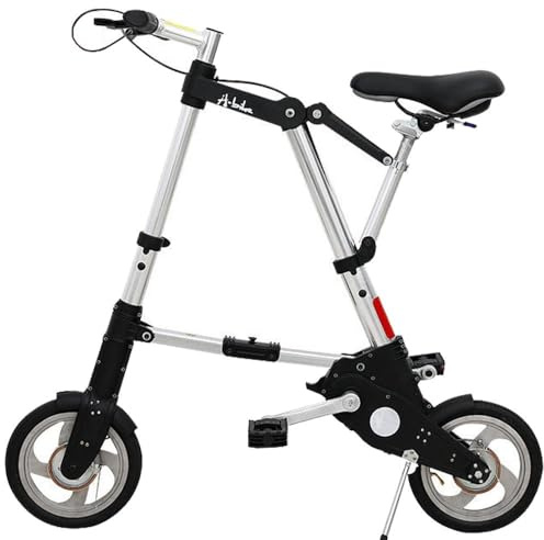 Kcolic Mini Faltrad, Ultraleichtes Tragbares 8/10-Zoll Faltrad Für Erwachsene Studenten, Faltbares Pendlerrad Für Outdoor Sport Radfahren Reisen Und Pendeln C,10in