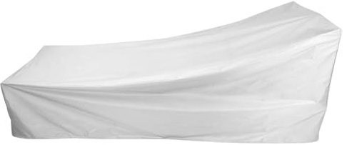 GANAZONO Housse Protection en Oxford Argenté Tissu, Transat Extérieure | Housse de Meubles de Jardin, Housse de Fauteuil Inclinable, Protection Chaise Longue Jardin
