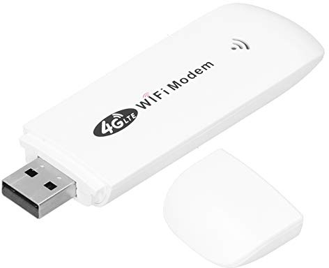Wakects 4G LTE WiFi Modem Dongle, Wireless USB Internet Stick with SIM Card Slot 150Mbps CAT4 Mobile Internet Adapter for window XP Vista 7 8 10 OS X