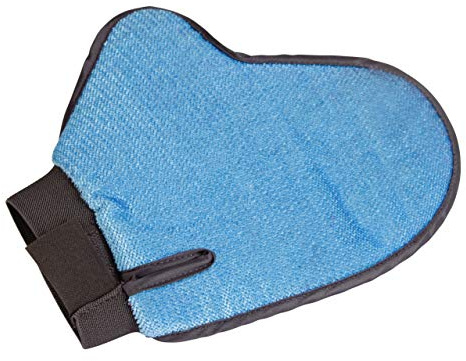 Kerbl Pet Fellpflege- & Fusselhandschuh, 23cm, blau/anthrazit