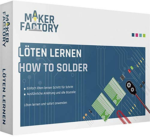 MAKERFACTORY 15055 Löten Lernen Löten Lernpaket ab 14 Jahre