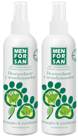 MENFORSAN Detangler och balsam hundar och katter 125 ml, förpackning med 2 enheter