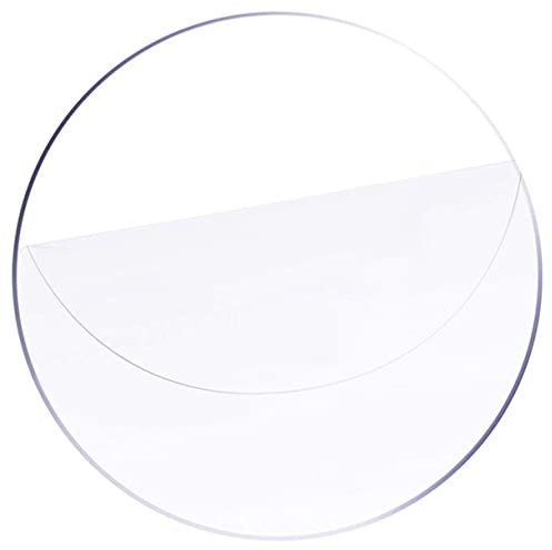 SEWOART Runde Acrylplatte Klar Acrylglas Rund Ersatz Für Bilderrahmenglas Tischplattenschutz Für Diy-projekte