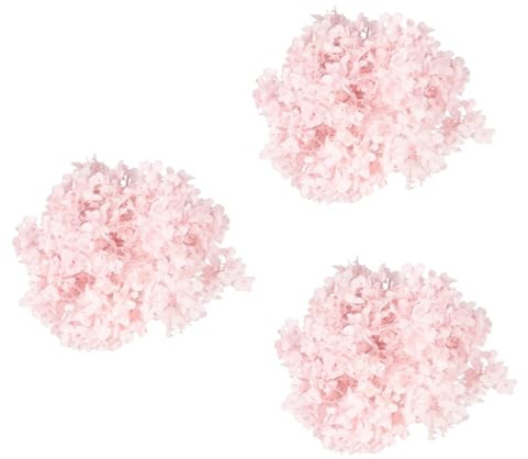 Cabilock 3 Packs Pétales D'hortensia Pétales De Fleurs en Soie Séché Pétales De Fleur D'hortensia en Soie Fournitures De Nail Art