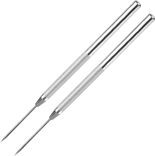 2 herramientas de aguja para esculpir arcilla, herramientas de modelado de arcilla, herramientas de tallado de acero inoxidable, herramientas de cerámica para escultura de cerámica de arcilla