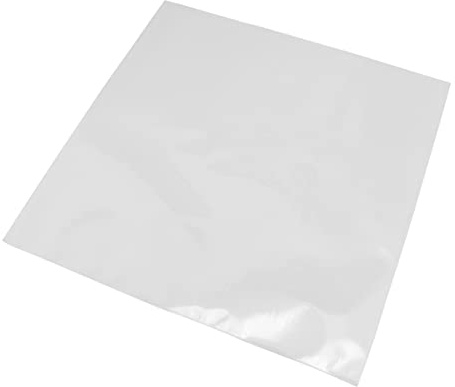 KONTONTY 50 Pezzi Custodie per Dischi in Vinile 10 Pollici in Cpp Trasparenti Protezione Resistente Buste Senza Chiusura per Facilità di Inserimento e Accesso
