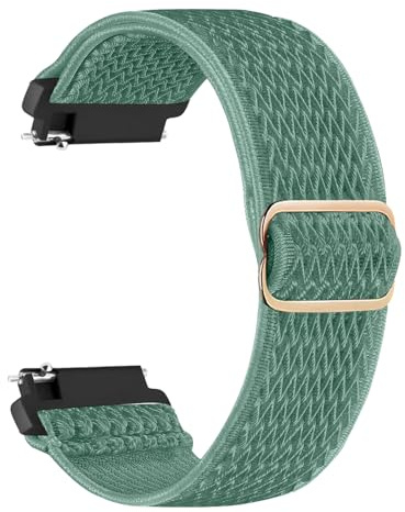chinbersky Tyg Nylon Klockarmband 16 mm, 18 mm, 19 mm, 20 mm, 22 mm, snabblås, justerbara, andningsbara, vävda, sportarmband för herr och dam, 20mm, Nylon, Ingen ädelsten