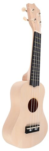 Abaodam Selbstgemacht Ukulele Bausatz für Selbstmontage und Handbemalte Gestaltung Leichtes Musikinstrument für Selbstgemacht und Bastelbedarf