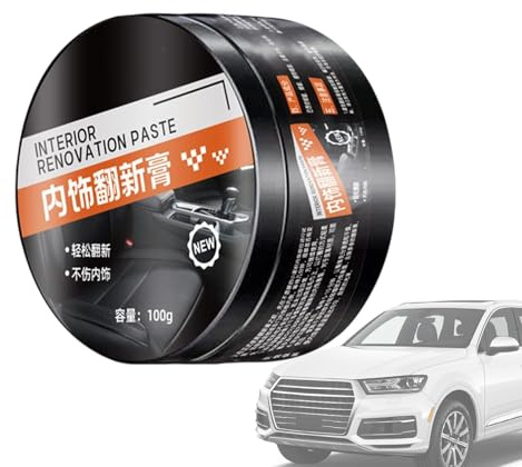 Limpiador Y Acondicionador De De Coche | Limpiador De Interior Automotriz Nutriente Anti-estado | Versátil Auto Hojuelas Para Interior Para Sillas Asientos De Tablero Muebles