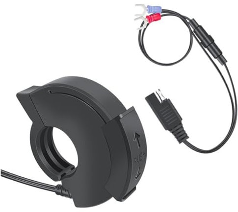 Bnnlqpsttg PD QC3.0 - Cargador USB para moto, manillar de moto, conector de puerto tipo C, impermeable con interruptor 12-24 V