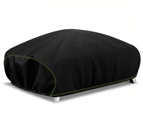 VDISSR Housse Barbecue Exterieur, 600D Oxford Bache Barbecue pour Weber Q200/Q220/Q240/Q2000 Serie, Housse Plancha Protection Barbecue Impermeable (84x60x32cm)