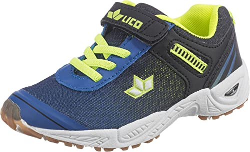 Lico Barney Vs, Scarpe da ginnastica Unisex - Bambini e ragazzi, Blu Blau Schwarz Lemon Blau Schwarz Lemon, 30 EU