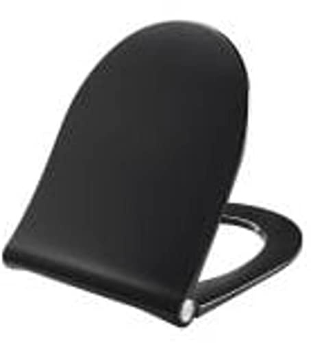 Pressalit Sway D2 994 WC-Sitz (Farbe Schwarz, Lift-off-Funktion, mit Absenkautomatik, mit Scharnieren aus Edelstahl) 994001-DF4999