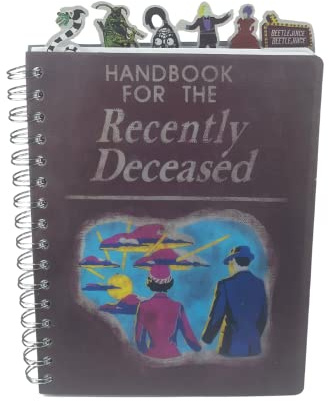 Innovative Designs Beetlejuice Tab Journal Notebook, Spiral Bound, 144 Lined Pages, 8 x 7 inche