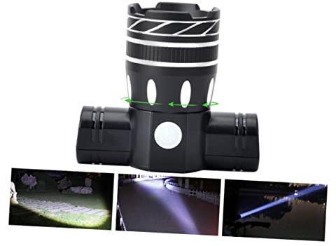CORHAD Mountain Biking Headlight Usb Rechargeable Led Bike Light Modes Alloy for Cycling