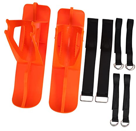 WHAMVOX Snowboard-fußstütze Für Jungen- Und Mädchenfahrräder Universelle Rollerstütze Kunststoff-einsteckhalterung Skating-Board-zubehör Für Fahrräder Leicht Robust Orange