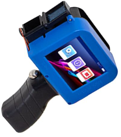 Marhynchus Imprimante à Jet d'encre Portable HD Écran Tactile LED Pistolet D'imprimante à Jet d'encre Portable Multifonctionnel avec Poignée Continue Stable sur Diverses Surfaces pour