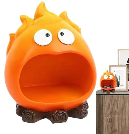 Generisch Llamas de dibujos animados, estatua de estatua, divertido soporte para llaves creativo, cuenco decorativo, cuenco de dulces, práctico estante para llaves, joyas y objetos pequeños