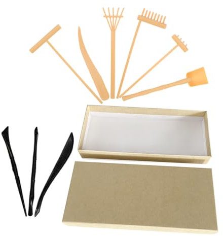 BESTonZON Sandbox Garden Rake Rake for Zen Garden Diy Tool Kit for Tabletop and Miniature Decor