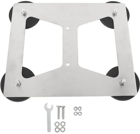 Fuchooky Strong Anaignet Satellite Car Mount Base en Acier Inoxydable Proof de gratter pour RV SUV Car Boat Roof Hood Installation