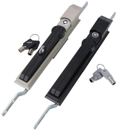 MS830 - Serratura a 3 punti per scatola elettrica, serratura per armadietto, serratura per porta, 1 pezzo (acciaio inossidabile)