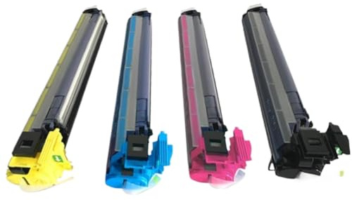 Confezione da 4 unità sviluppatore compatibile con fotocopiatrici a colori E 2505AC, 3005AC, 3505AC, 4505AC, 5005AC