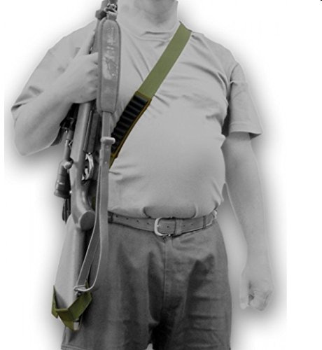 Drückjagd Gewehrhalter, Gewehr Tragegurt für Jagdgewehre. mit Patronenhalter für 8 Schrote