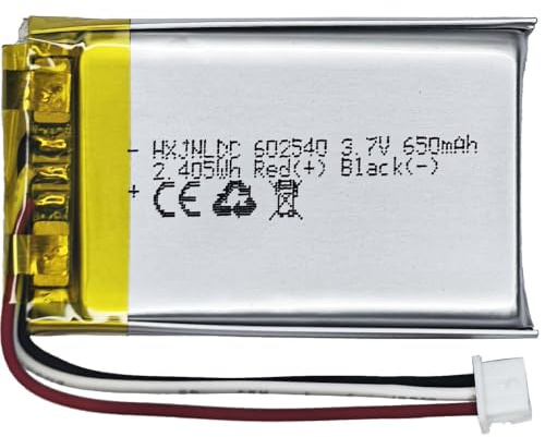 DC 3,7 V 650 mAh AHB622540N01 uppladdningsbart litiumbatteri för Sennheiser Momentum 2.0 HD 4.40 HD 4.50 450BT Urbanite XL trådlösa Bluetooth-hörlurar Aerox 9 Aerox 5-mus