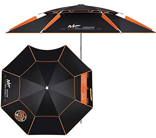 ZJIEX Parasol De Plage Anti Vent, Parasol D'extérieur, Protection UPF 50+, Parapluie Portable Avec Fonction D'inclinaison Et Sac De Transport (Size : 220cm/7.2ft)