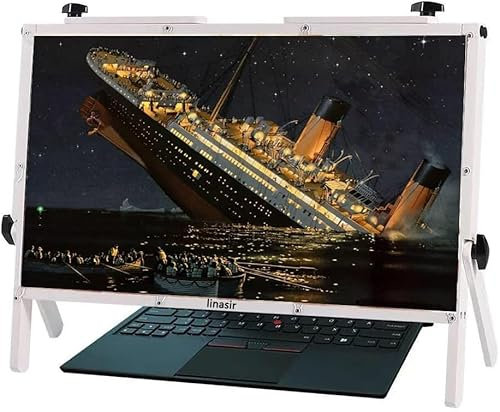 MBROS Laptop-Computer-Bildschirmlupe, Vergrößerung für Computerbildschirm, Gaming-Video-Monitor-Lupe, Verstärker-Halterung für Telefon, Laptop, 3-Fach