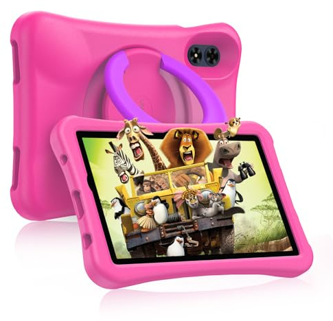 UMIDIGI Kids Tablet 10.1 Inch, Tablets for Android 13, G2 Tab Kids Tablets, 8GB+64GB/TF 1TB, Parental Controls Children Tablet, 6000mAh, 8MP Dual Camera, Kid-Proof Case, Pink