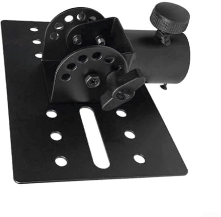 Drehbare 35 mm Metallhalterung Stativstange DJ Lautsprecher Ständer Adapter Top Cap, Stativ Standard Adapter Halterung, Lautsprecher Außenhalterungen Tray für Strukturmontage