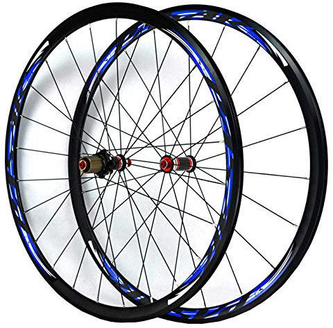 700C Leichter Rennrad-Carbon-Laufradsatz, 30 mm, Mattes QR-Aluminium, doppelwandige C/V-Bremse, 7/8/9/10/11-Gang-Schwungrad, 1560 g