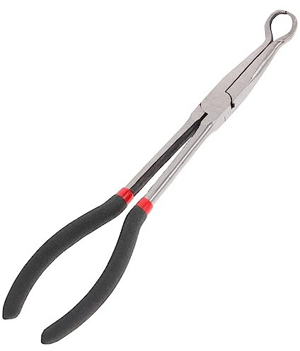 Warmhm Zündkerzenstecker Zange 11inch Mit Ergonomischem Gebogenem Griff Und Gummierter Beschichtung Für Mechaniker Und Elektriker Bei Schwer Zugänglichen Stellen