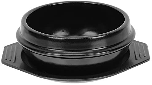 Pentola per zuppiera Pentola bassa Pentola in ceramica di terracotta Casseruola di riso Pentola per stufato Pentola per zuppiera Porridge Pentola in pietra Vaso di terracotta Resistente alle alte tem